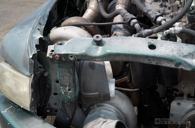 Illustration for article titled Watch a Diesel Dodge Ram Blow Up and Spew Its Guts In Spectacular Fashion
